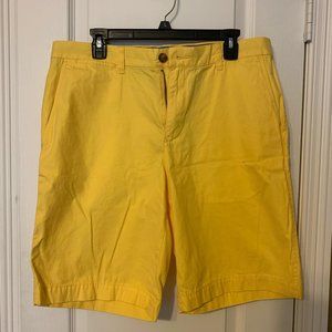 Tommy Hilfiger Yellow Men's Flat Front Shorts - NWT! Size 34
